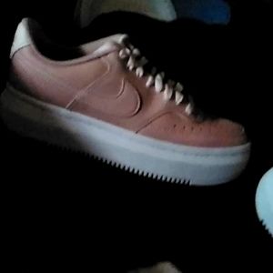 Nike air forces 1 pink size 9